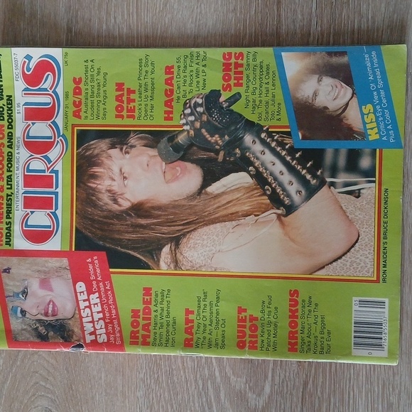 Circus Magazine Guitar Jan 1985 Iron Maiden, Heavy Metal, Kiss, Quiet Riot Rock - Picture 1 of 15